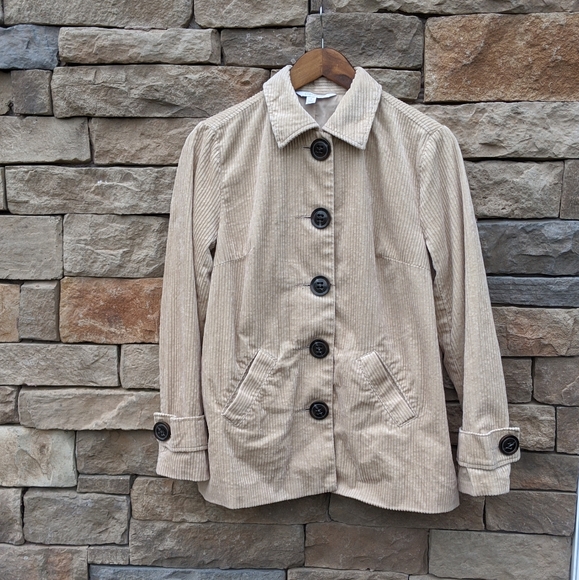 Relativity Corduroy Jacket with Button Closure - Picture 1 of 7